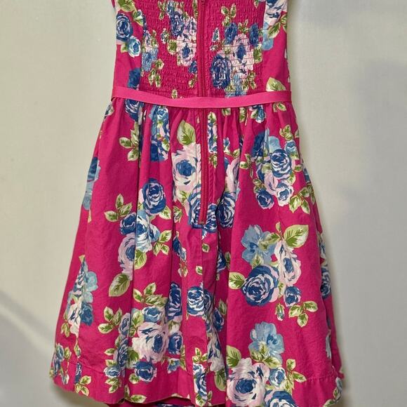 Forever 21 Pink Floral Strapless Fit & Flare Mini Dress - Picture 2 of 11